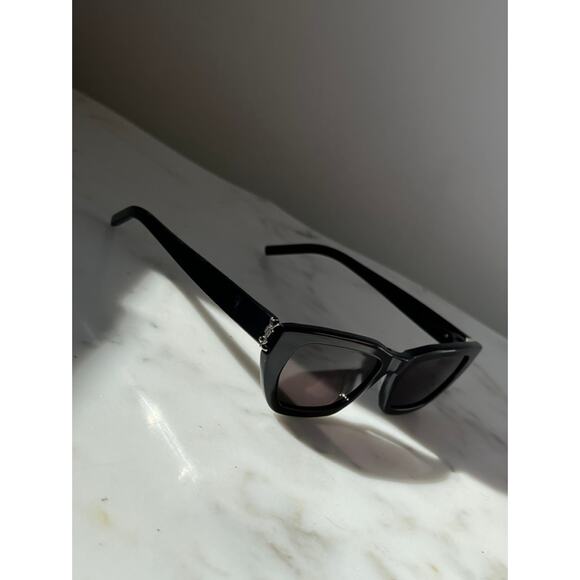 NEW Saint Laurent SLM127/F Sunglasses in Black - Picture 2 of 6